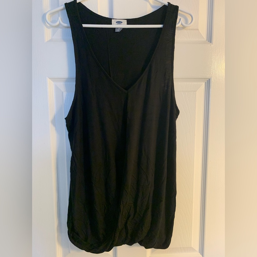 Old Navy Black Twist Sleeveless Top